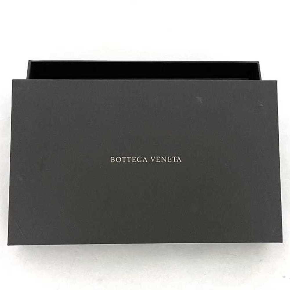 BOTTEGA VENETA Bifold Long Wallet Gray Blue Intrecciato Leather Flap Women's - Picture 10 of 10
